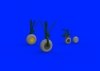 Eduard 672210 Liberator Mk. VI wheels 1/72 EDUARD, HASEGAWA