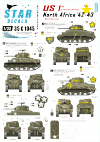 Star Decals 35-C1045 US in North Africa 1942-43 # 1 1/35