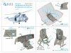 Quinta Studio QDS-48431 Westland Sea King HU.5 3D-Printed & coloured Interior on decal paper (Airfix) (Small version) 1/48
