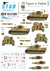 Star Decals 35-C1091 SS-Tigers in France # 3 1/35