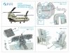 Quinta Studio QD48506 CH-47A 3D-Printed coloured Interior on decal paper (Italeri) 1/48