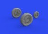Eduard 648833 F-16C wheels late KINETIC MODEL 1/48