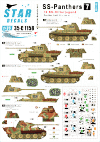 Star Decals 35-C1158  SS-Panthers # 7 1/35