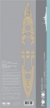 Pontos 35004WD1 HMS Prince of Wales Wooden Deck set (1:350)
