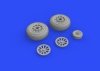 Eduard 648494 P-51D wheels diamond tread EDUARD 1/48