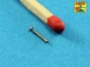 Aber 35L-180 25mm M242 Bushmaster early chain gun barrel & 7,62mm M240 machine gun barrel used on early M2/M3 Bradley or LAV-25 1/35