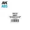 AK Interactive AK6739 0.7MM THICKNESS X 245 X 195MM – ABS SHEET – 2 UNITS PER BAG
