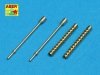 Aber 25L-01 Set of 2 Turned U.S barrels for Browning M-1919 A4 with two part muzzle (1:25)
