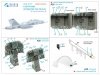 Quinta Studio QDS-32147 F/A-18B Early 3D-Printed & coloured Interior on decal paper (Academy) (Small version) 1/32