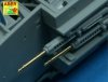 Aber A32008 Set of 4 barrels for German Oerlikon 20mm aircraft machine guns MG FF with sights (1:32)