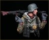 Young Miniatures YM1882 German Machine Gunner Eastern Front WWII 1/10