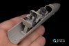 Quinta Studio QD48050 F/A-18F early 3D-Printed & coloured Interior on decal paper (Hasegawa) 1/48