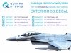 Quinta Studio QP72001 F-16 block 30/32 reinforcement plates (Revell) 1/72