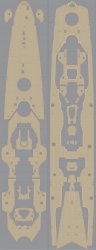 Pontos 35017WD1 DKM Printz Eugen Wooden Deck set (1:350)