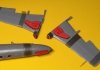 Omask 77219 L-29 Delfin Wheel Bay Plugs (for AMK/Eduard) 1/72