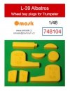 Omask 748104 L-39 Albatros wheel bay plugs (for Trumpeter) 1/48