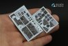 Quinta Studio QDS-32098 F-14A 3D-Printed & coloured Interior on decal paper ( Trumpeter ) (Small version) 1/32