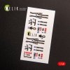 KELIK K48068 F-14A TOMCAT LATE INTERIOR 3D DECALS FOR TAMIYA KIT 1/48
