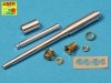 Aber 35L-078n 88mm KwK36/L56 barrel for German Tank Tiger I, Ausf. E - with late muzzle brake (1:35)