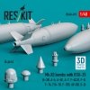 RESKIT RS48-0493 Mk.83 bombs with BSU-35 (4 pcs) (3D printed) 1/48