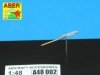 Aber A48 002 Set of 2 barrels for German 7,92 mm MG 17 aircraft machine guns (1:48)