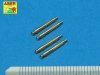 Aber A32011 Set of 4 barrel tips for German 13 mm MG 131 aircraft machine gun (1:32)