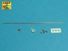 Aber R-43 Set of aerials R-113 for Russian Tanks like: T-54; T-55 and other AVF (1:35)