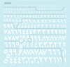 Star Decals 35-C1012 Arabic numerals #2. WHITE 0-9 1/35