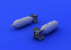 Eduard 632037 US 500lb bombs 1/32