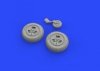 Eduard 648469 Spitfire Mk. XIV wheels - 3spoke 1/48 AIRFIX