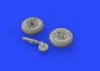 Eduard 672146 Spitfire Mk. VIII wheels - 4 spoke w/ smooth tire EDUARD 1/72