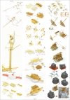 Pontos 37034FB USS BB-63 Missouri 1945 Advanced Detail Up Set for Hobbyboss Kit (Deck Blue 20B stained wooden deck) 1/350