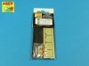 Aber 35L-196 Barrels for British WWI Tank Mk.I Female or 0.303 Vickers gun x 4 8mm Hotchkiss m.1909 x 1 (1:35)