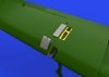 Eduard 648883 A6M3 gun bays short barrel PRINT EDUARD 1/48