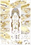 Pontos 37034FN USS BB-63 Missouri 1945 Advanced Detail Up Set for Hobbyboss Kit (Teak Tone wooden deck) 1/350