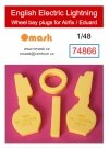 Omask 74866 English Electric Lightning wheel bay plugs (for Airfix/Eduard) 1/48