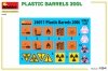 MiniArt 24011 PLASTIC BARRELS 200L 1/24