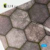 KELIK KS72004 HEXAGONNAL CONCRETE PLATES FOR AIRCRAFT AND HELICOPTERS BASE - ACRYLIC 3 MM (280 X 180 MM) 1/72