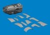 Eduard 6481036 P-38F/ G left engine PRINT TAMIYA 1/48