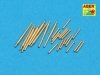 Aber 350L-37 Set of 8 pcs 127 mm barrels with recoil for Japan ships (1:350)