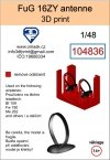 Omask 104836 FuG ZY antenne 3D print 1/48