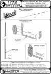 Master GM-72-017 German WWII folding 2m rod antenna (for early PzKpfw II-IV) (1pc) 1/72