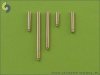 Master AM-48-023 P-38 Lightning late type armament (.50 cal Brownings with covered cooling jackets, 20mm cannon tips) (1:48)