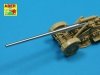 Aber 72L-46 Lufa 17cm do niemieckiej armaty typu18 / German 17cm barrel for Kanone 18 1/72