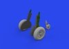 Eduard 644277 Bf 108 spoked wheels LooKplus EDUARD 1/48