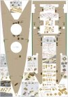 Pontos 23009F1 HMS HOOD 1941 Detail Up Set 1/200