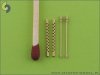 Master AM-48-001 Browning M2 aircraft .50 caliber (12.7mm) barrels (2pcs) (1:48)