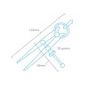 Modelcraft PDV6711-3 Divider & Calipers (75mm)