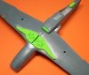 Omask 74860 P-51 B/C Mustang wheel bay plugs (for Eduard) 1/48