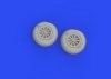 Eduard 672282 P-51B/C wheels diamond tread ARMA HOBBY 1/72